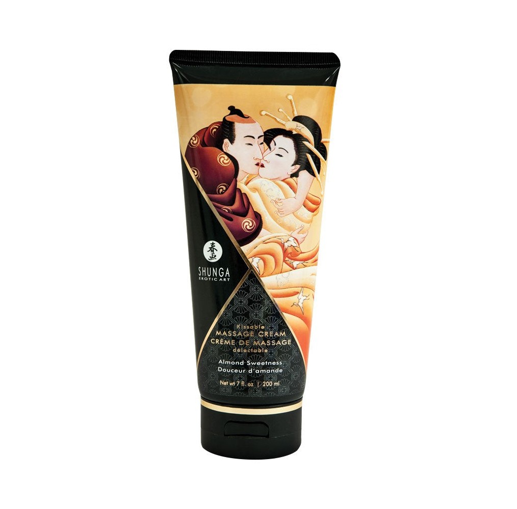 Shunga Kissable Massage Cream-Almond Sweetness 7oz